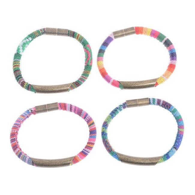 PULSERA  ÉTNICA TUBO