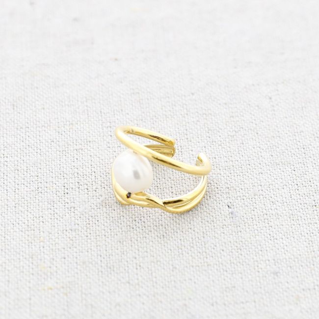 PEARL STEEL RING