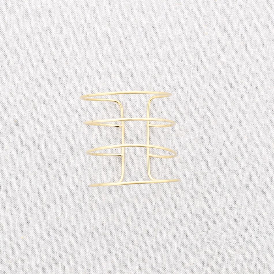 FOUR STRIPS STEEL BRACELET