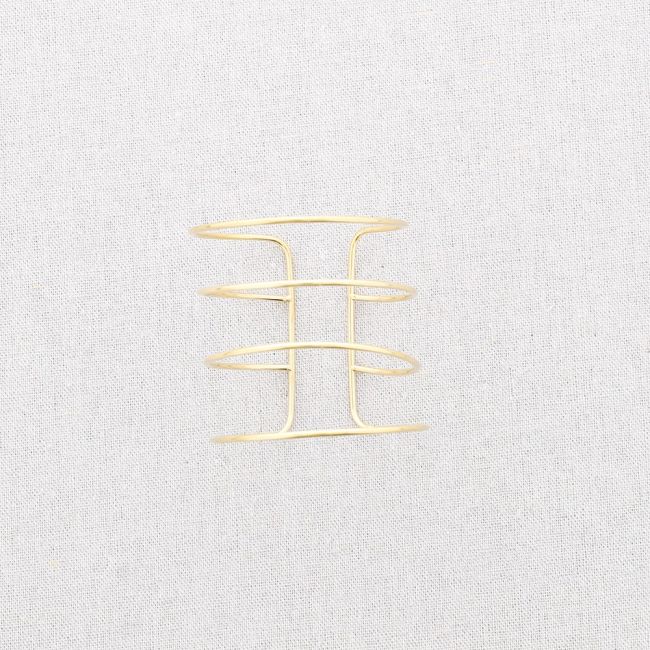FOUR STRIPS STEEL BRACELET