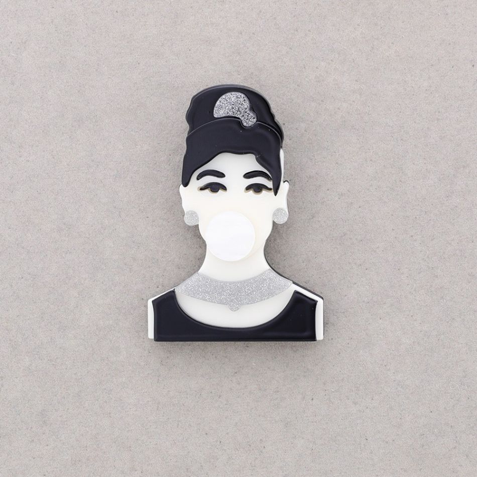 AUDREY RESIN BROOCH