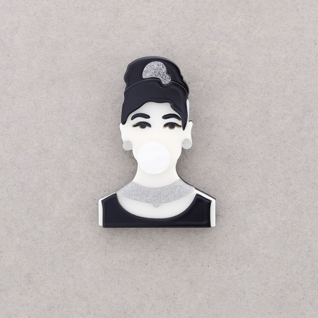 AUDREY RESIN BROOCH