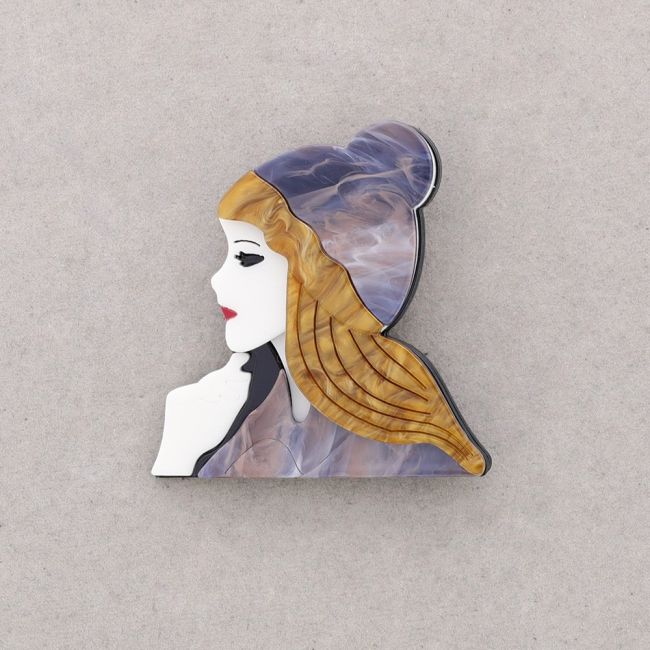 BROCHE CHICA GORRO RESINA