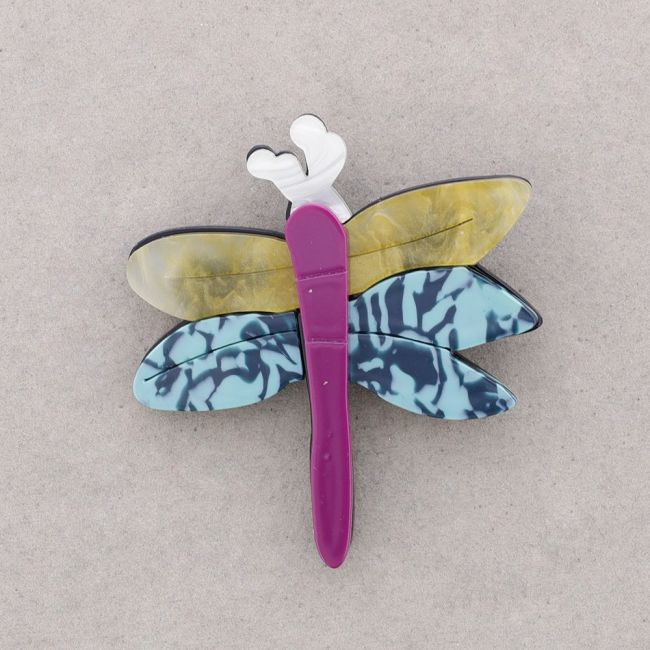 RESIN DRAGONFLY BROOCH