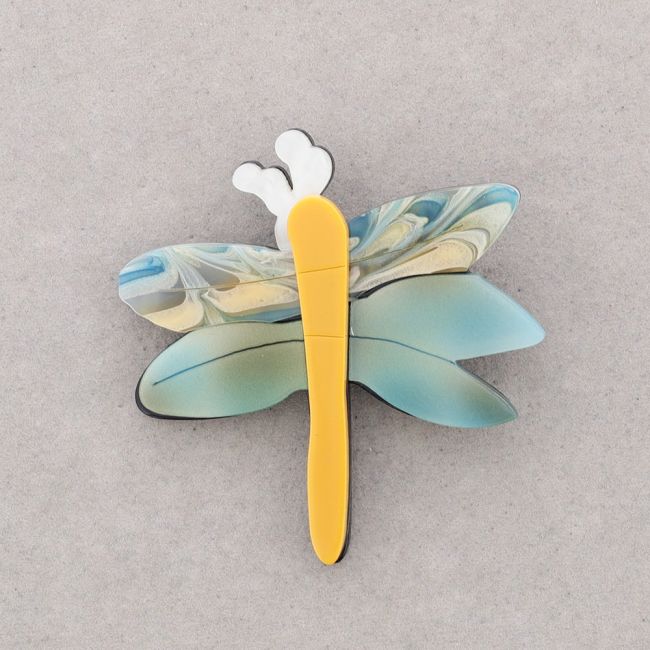BROCHE LIBÉLULA RESINA