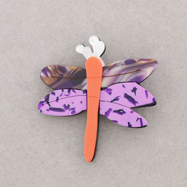 RESIN DRAGONFLY BROOCH