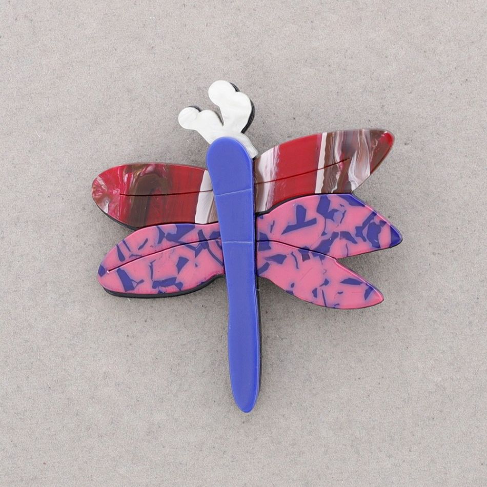 RESIN DRAGONFLY BROOCH