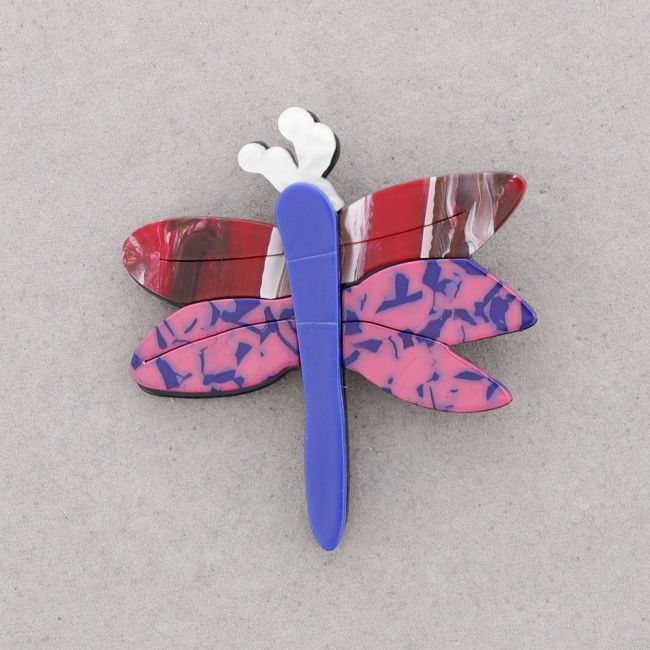 RESIN DRAGONFLY BROOCH
