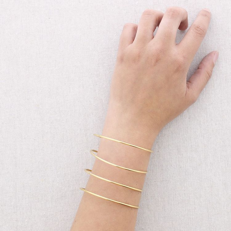 FOUR STRIPS STEEL BRACELET 2