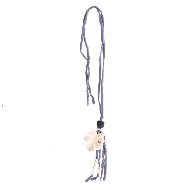 COLLAR LARGO COLGANTE FLOR COLGANTES