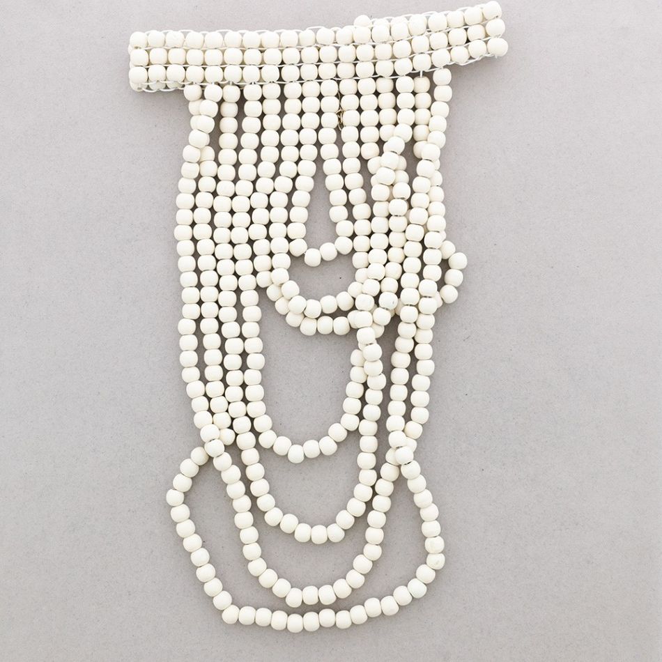 WOODEN BALLS BIB NECKLACE