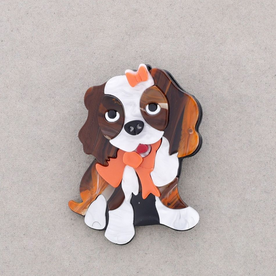 BROCHE RESINA PERRITO