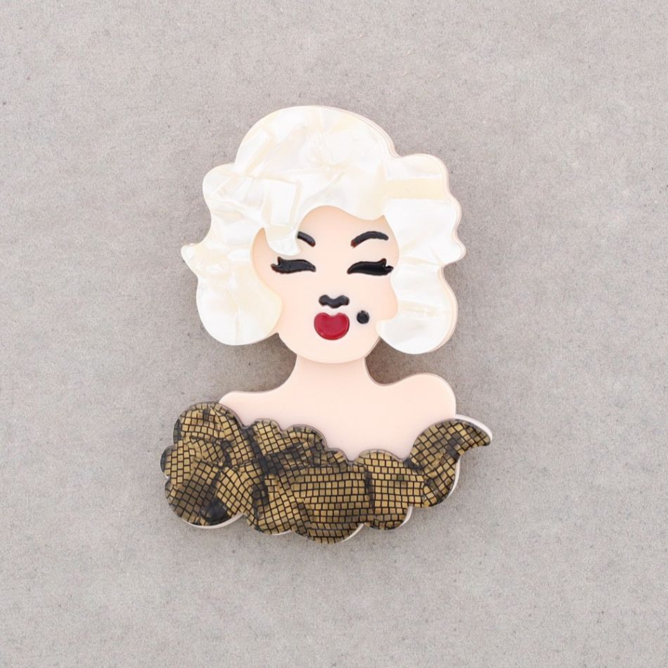 BROCHE MARILYN RESINA