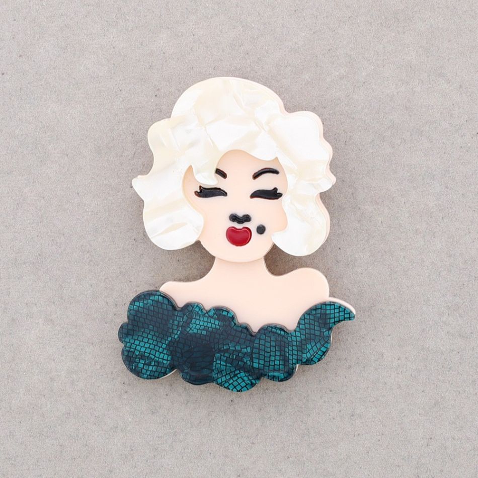 BROCHE MARILYN RESINA