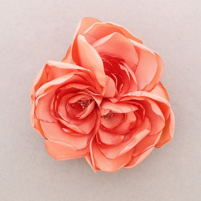 FABRIC FLOWER BROOCH