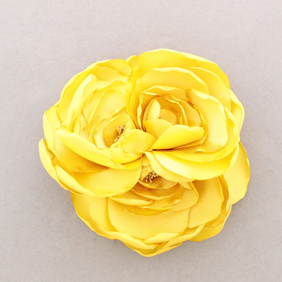 BROCHE FLOR TELA 16CM
