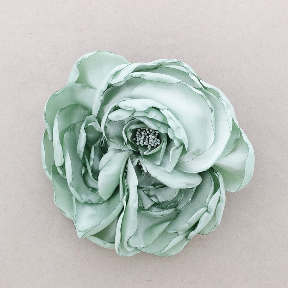 BROCHE FLOR TELA 16CM