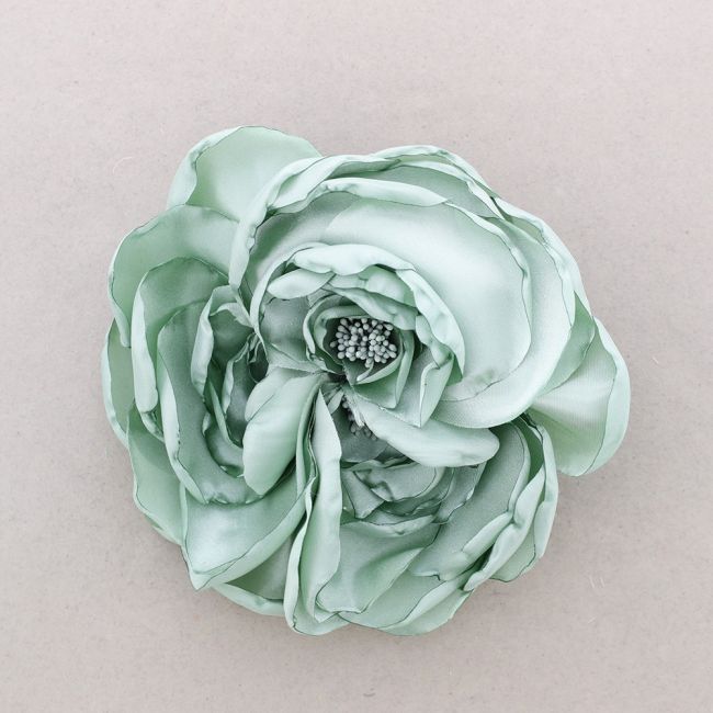 BROCHE FLOR TELA 16CM