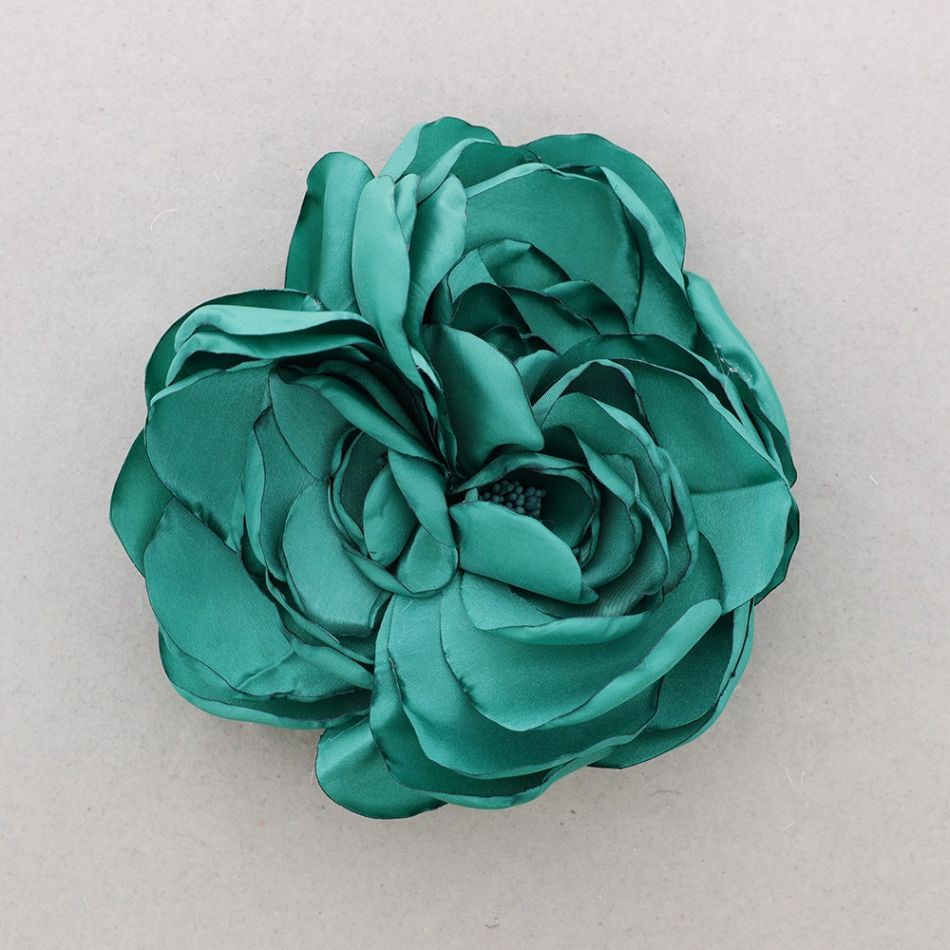 FABRIC FLOWER BROOCH