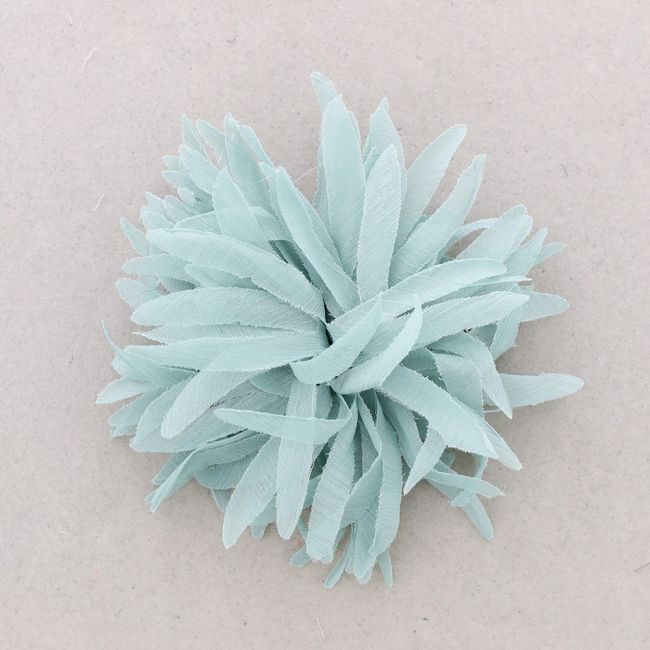 BROCHE FLOR TIRAS 14CM