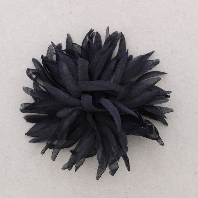 STRAPS FLOWER BROOCH 14CM