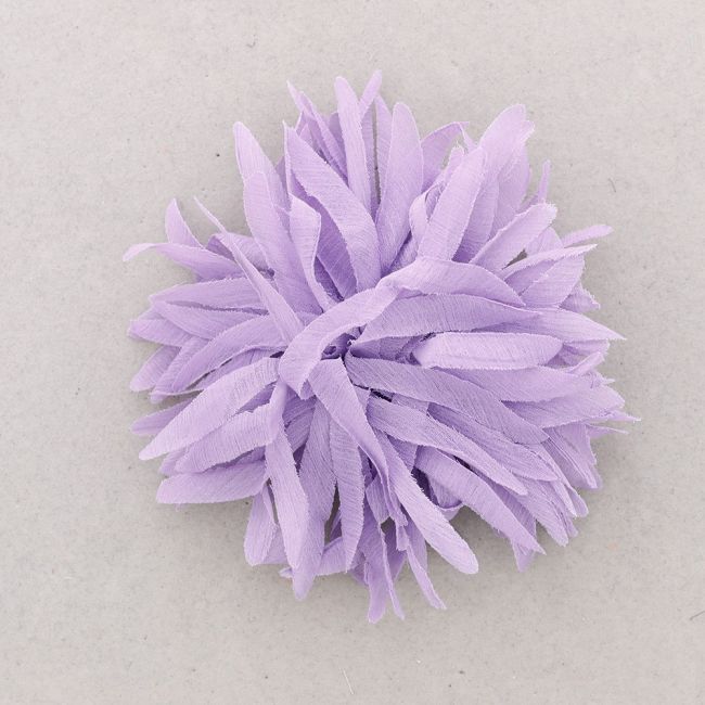 STRAPS FLOWER BROOCH 14CM