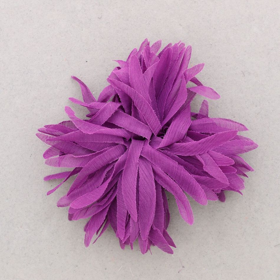BROCHE FLOR TIRAS 14CM