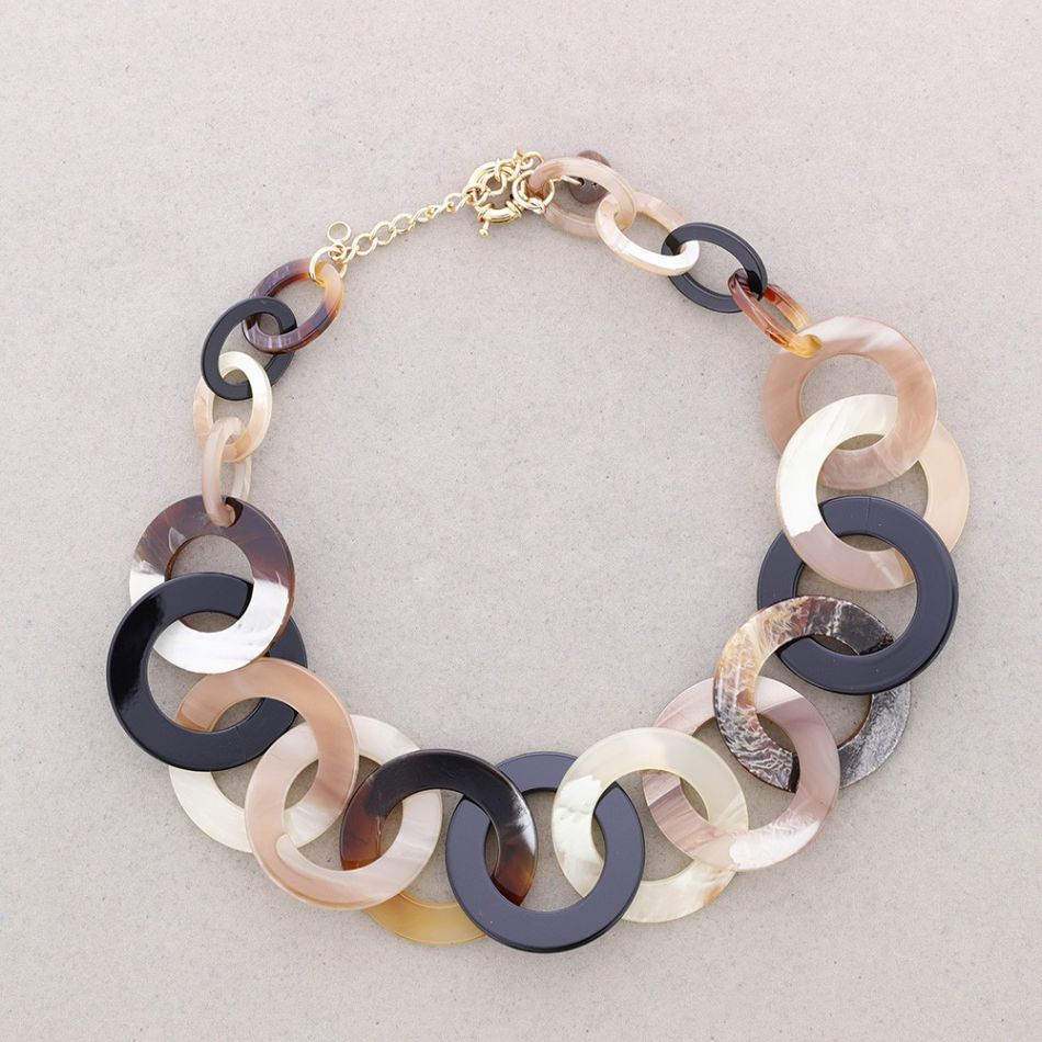 COLLAR ESLABONES RESINA