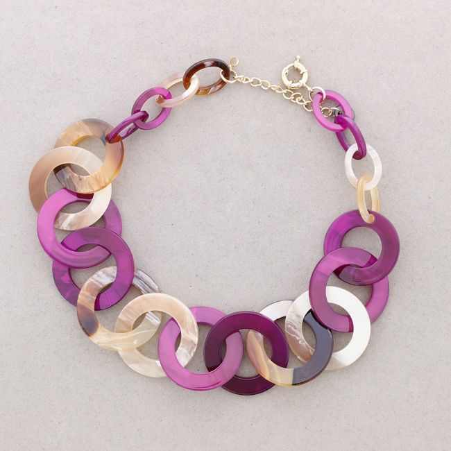 COLLAR ESLABONES RESINA