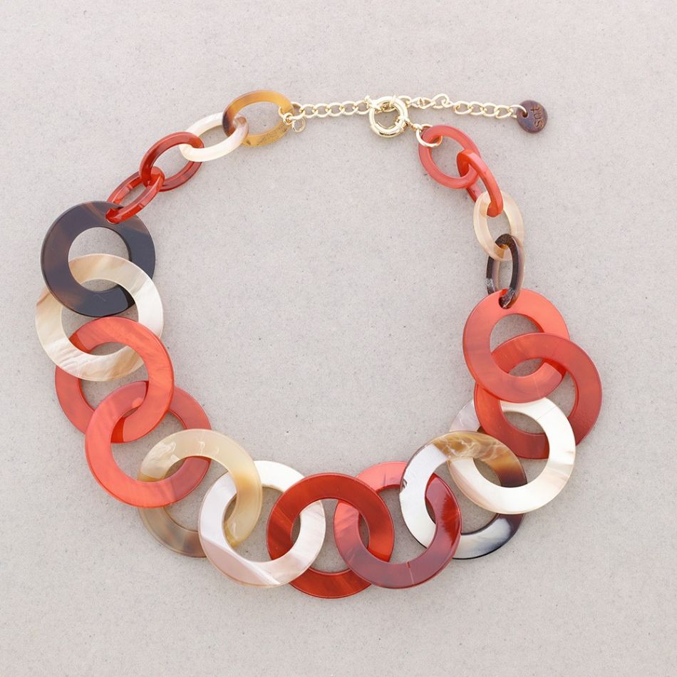 RESIN LINK NECKLACE