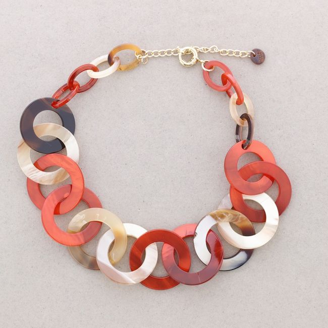COLLAR ESLABONES RESINA
