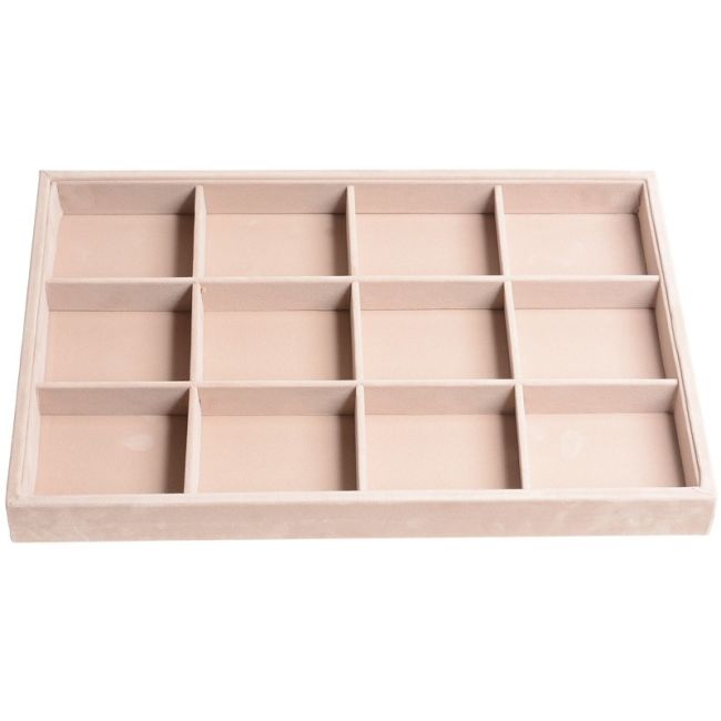EXP. IMITATION LEATHER TRAY 35*24CM 12 HOLES