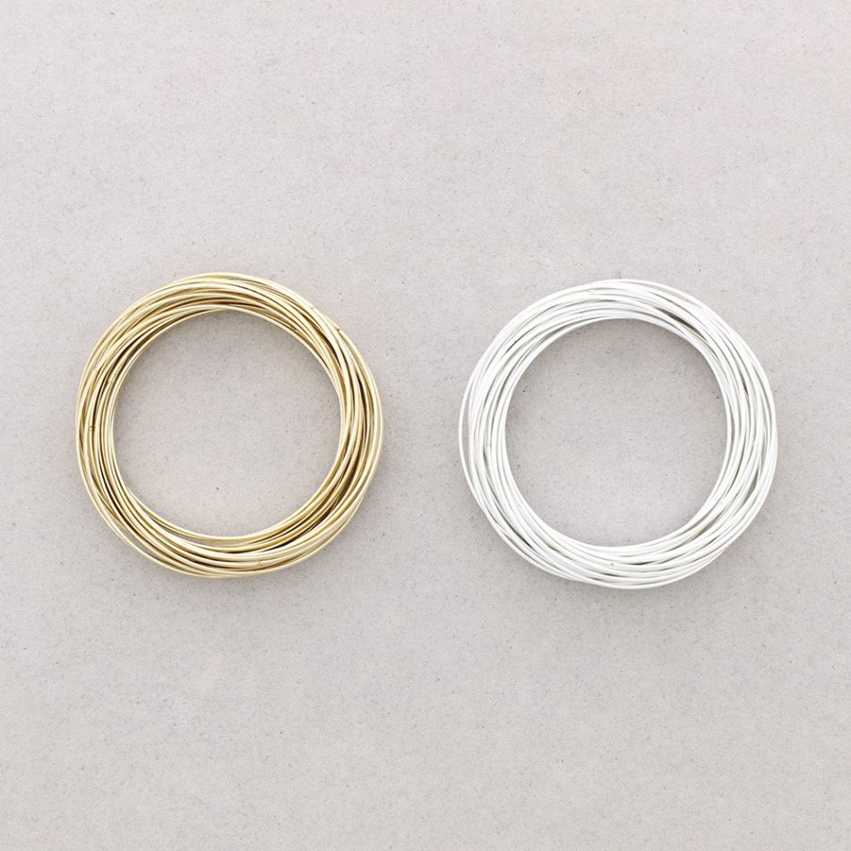 PULSERA MULTI ANILLA METAL