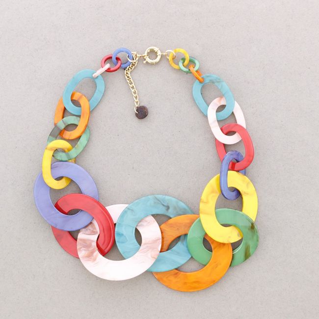 COLLAR ESLABONES RESINA