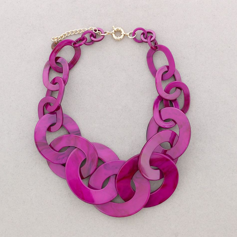 COLLAR ESLABONES RESINA