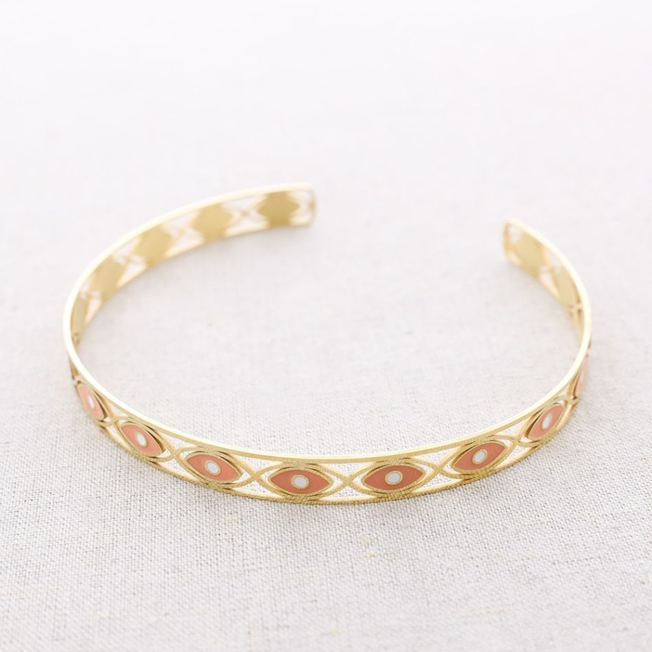 TURKISH EYES ADJUSTABLE STEEL CHOKER