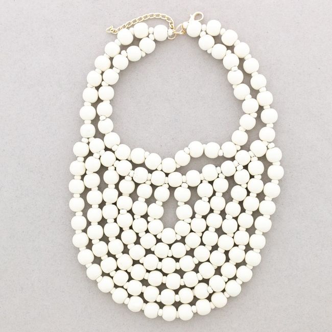 COLLAR BABERO BOLAS MADERA