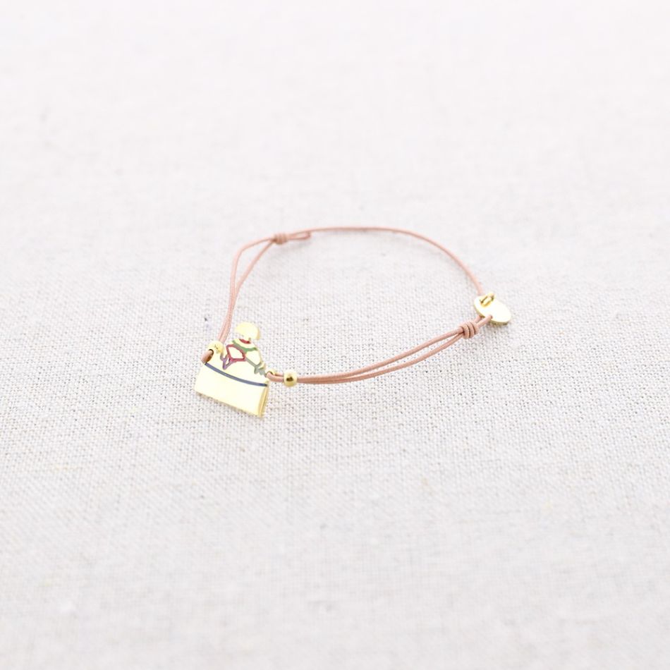 PULSERA ELÁSTICA MENINA ACERO ESMALTE