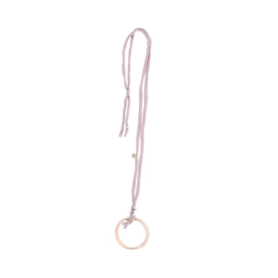 LONG NECKLACE WITH METAL RING