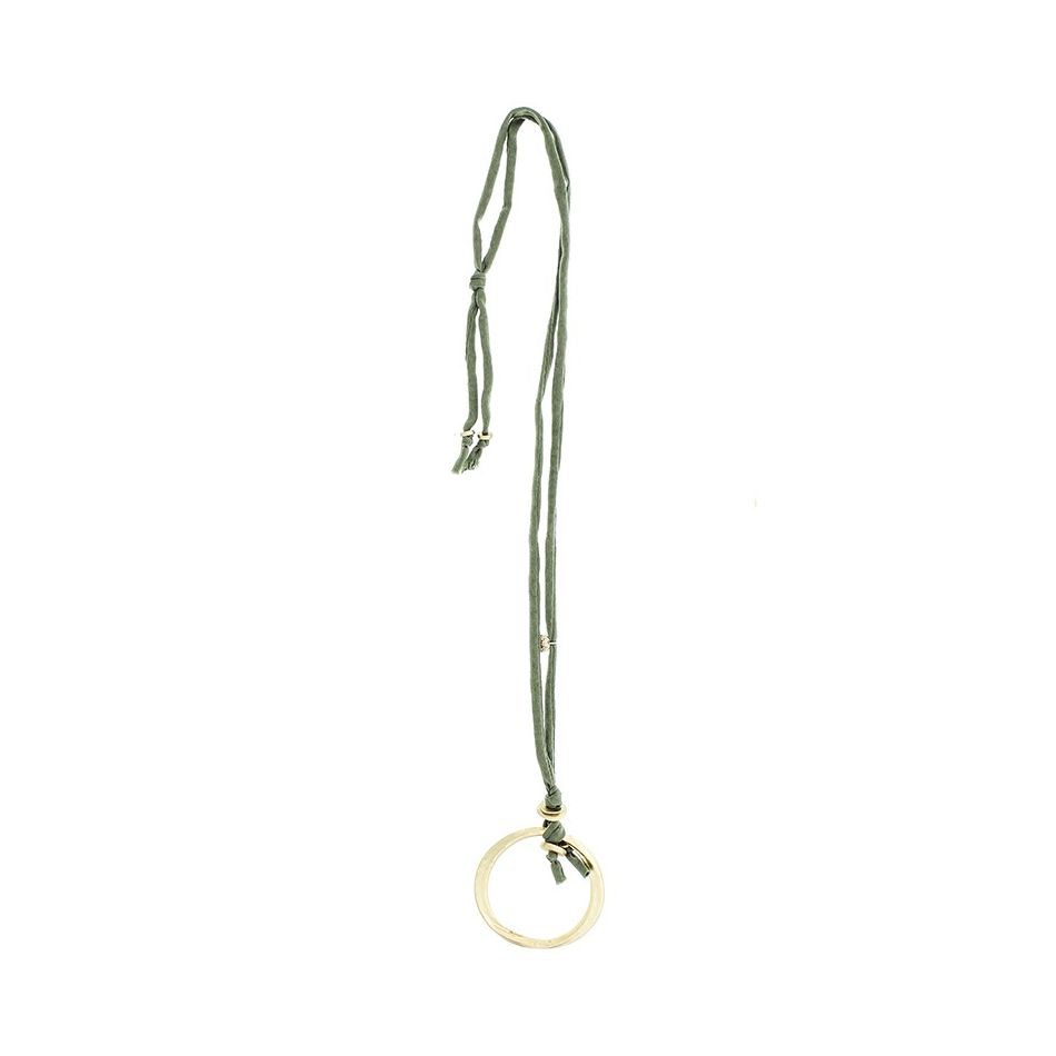 LONG NECKLACE WITH METAL RING