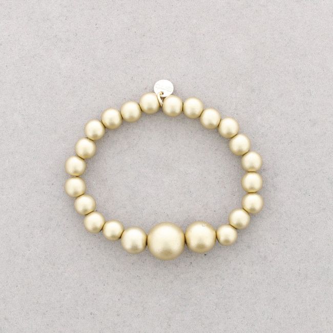 ELASTIC BRACELET WITH METALLIC BALLS