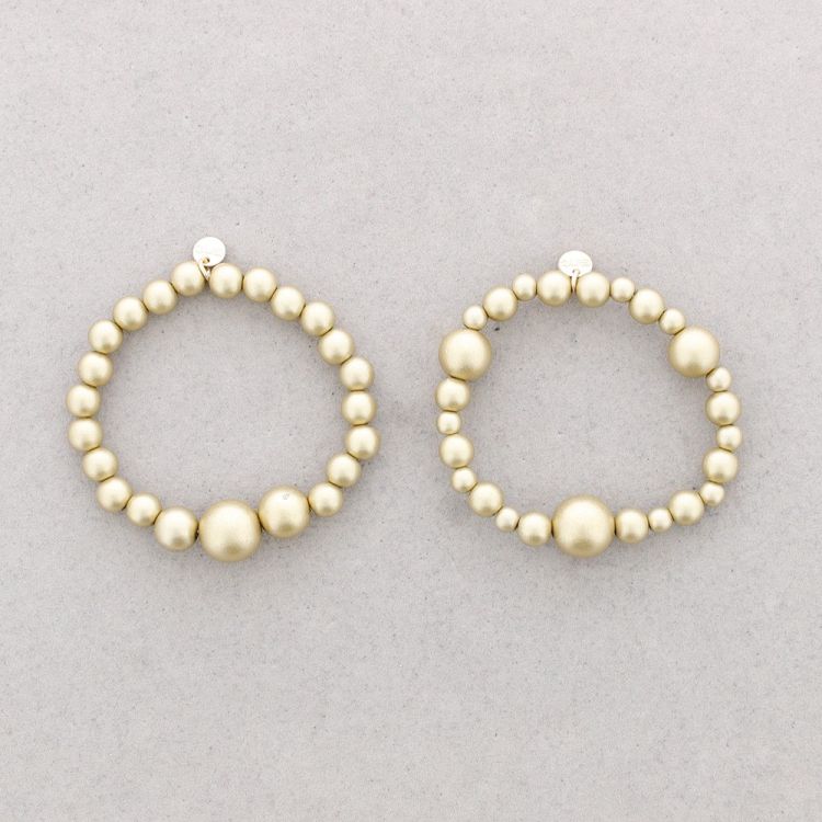 PULSERA ELÁSTICA BOLAS METÁLICAS 2