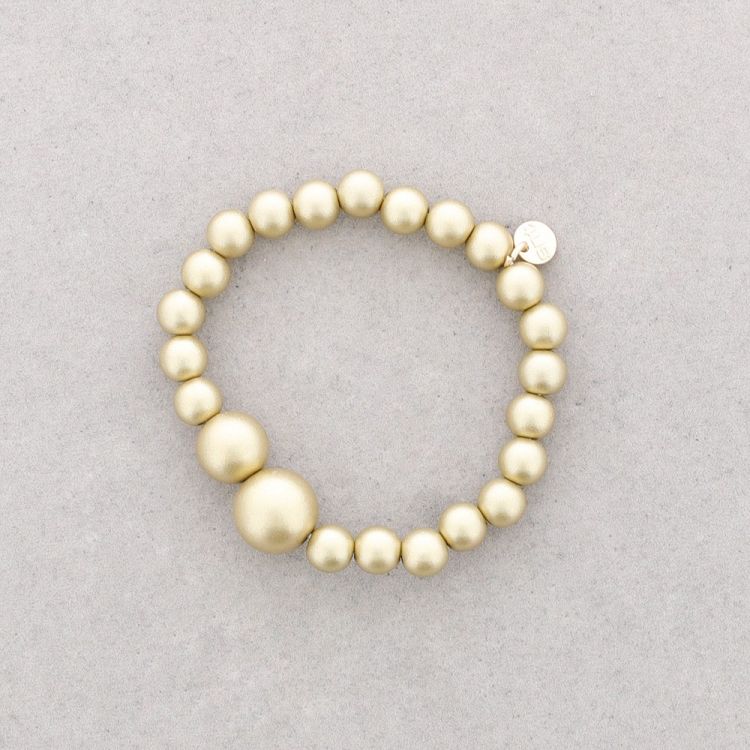ELASTIC BRACELET WITH METALLIC BALLS