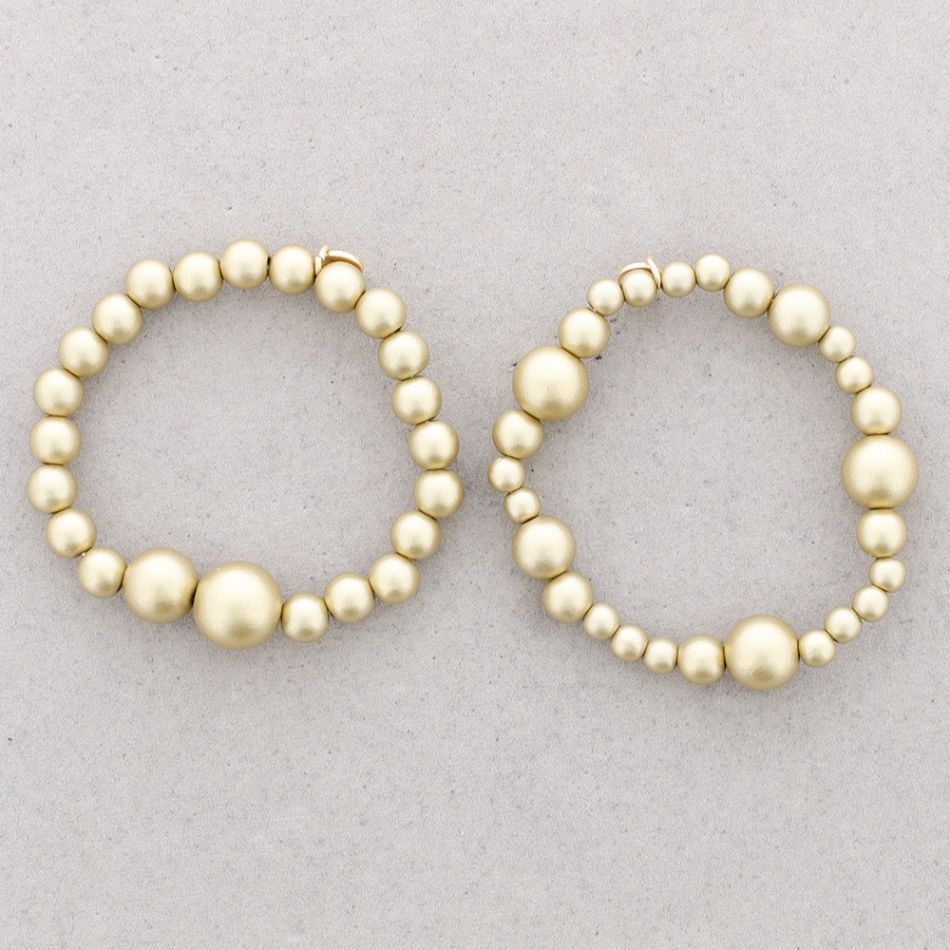 ELASTIC BRACELET WITH METALLIC BALLS
