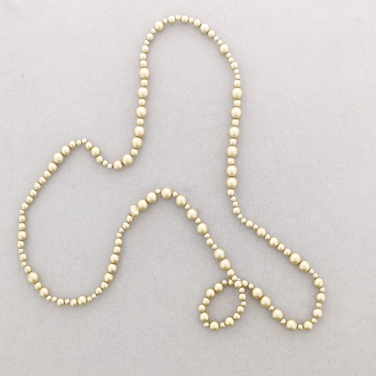 LONG NECKLACE KNOTS ACRYLIC BALLS 1.2M