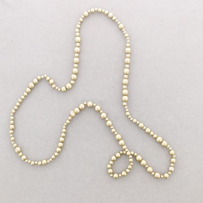LONG NECKLACE KNOTS ACRYLIC BALLS 1.2M