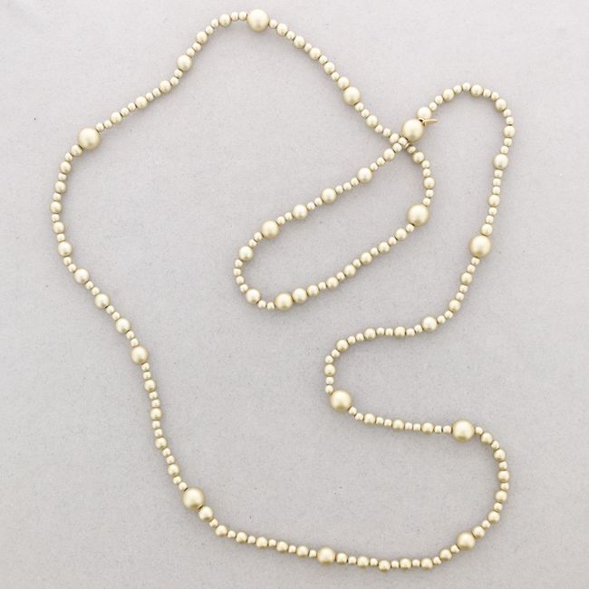 LONG NECKLACE KNOTS ACRYLIC BALLS 1.5M