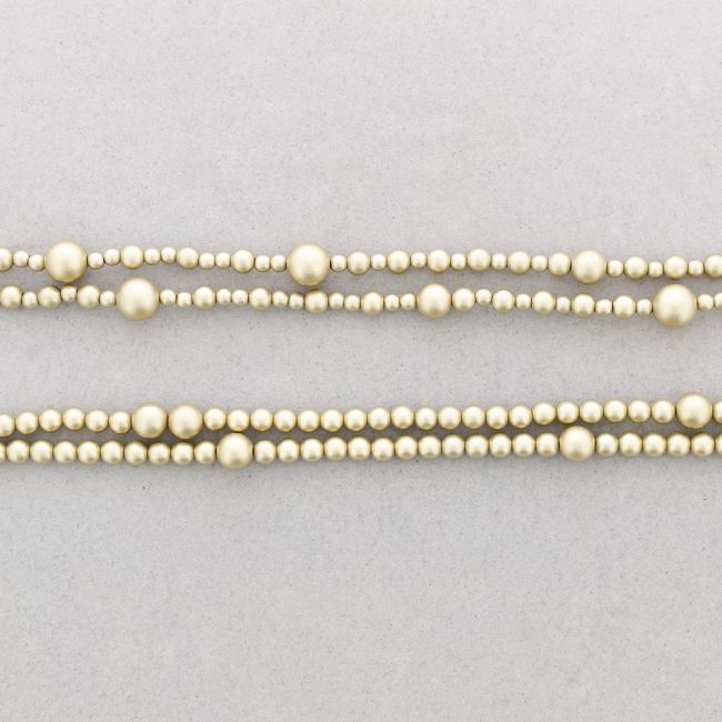 LONG NECKLACE KNOTS ACRYLIC BALLS 1.5M