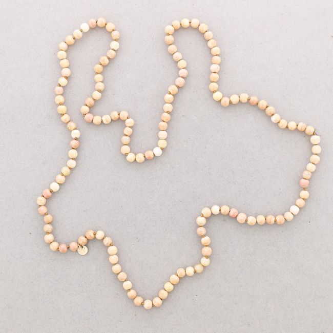 LONG NECKLACE KNOTS RESIN BALLS 1,2M*8MM