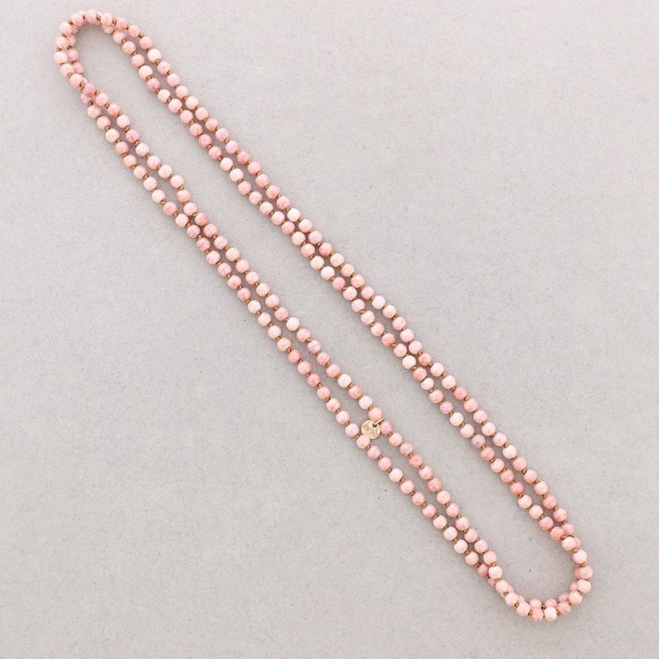 COLLAR LARGO NUDOS BOLAS RESINA 1,5M*6MM